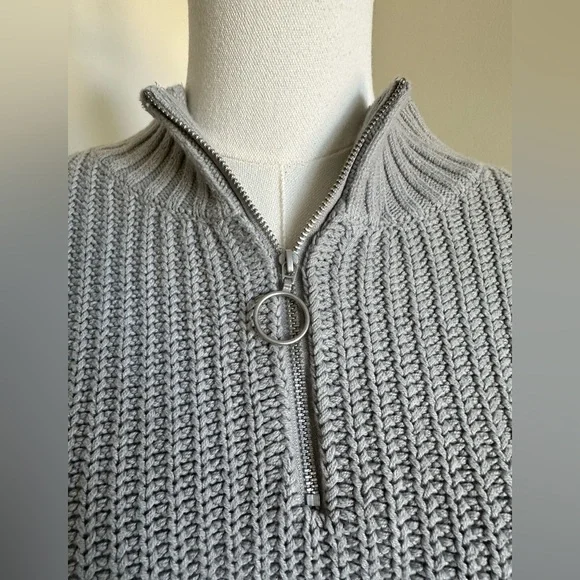 Hollister Gray Sweater- Medium - Picture 2 of 9